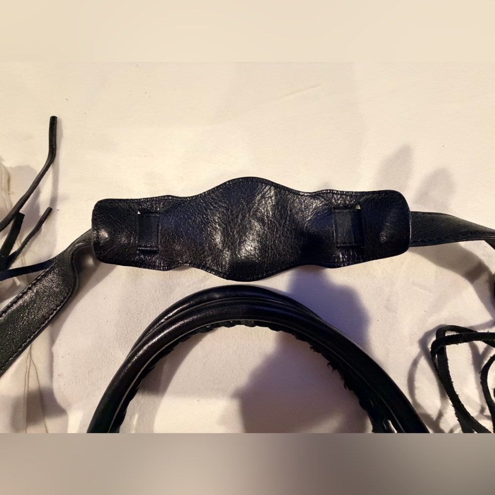 Black Leather Women's Bag - Picture 5 of 7